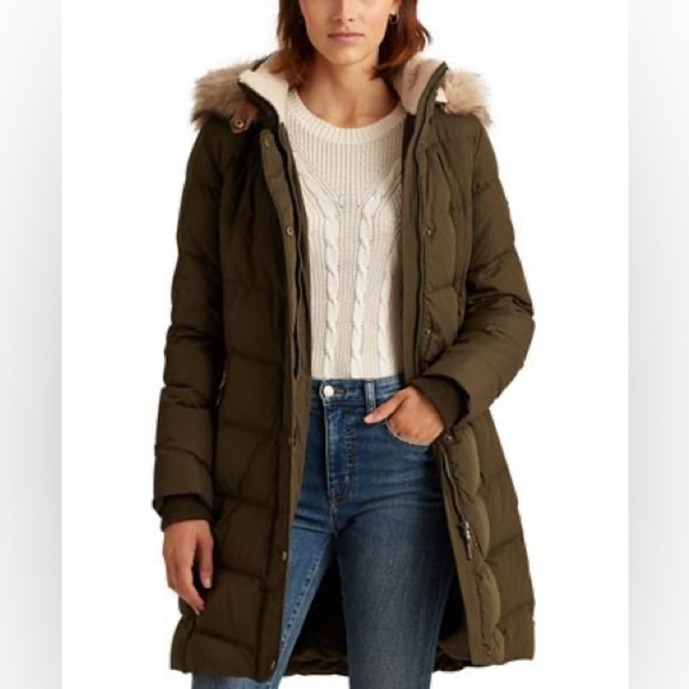 NWOT Lauren Ralph Lauren Down Coat